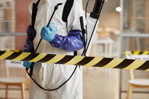 Professional Biohazard technician working in Audubon, IA